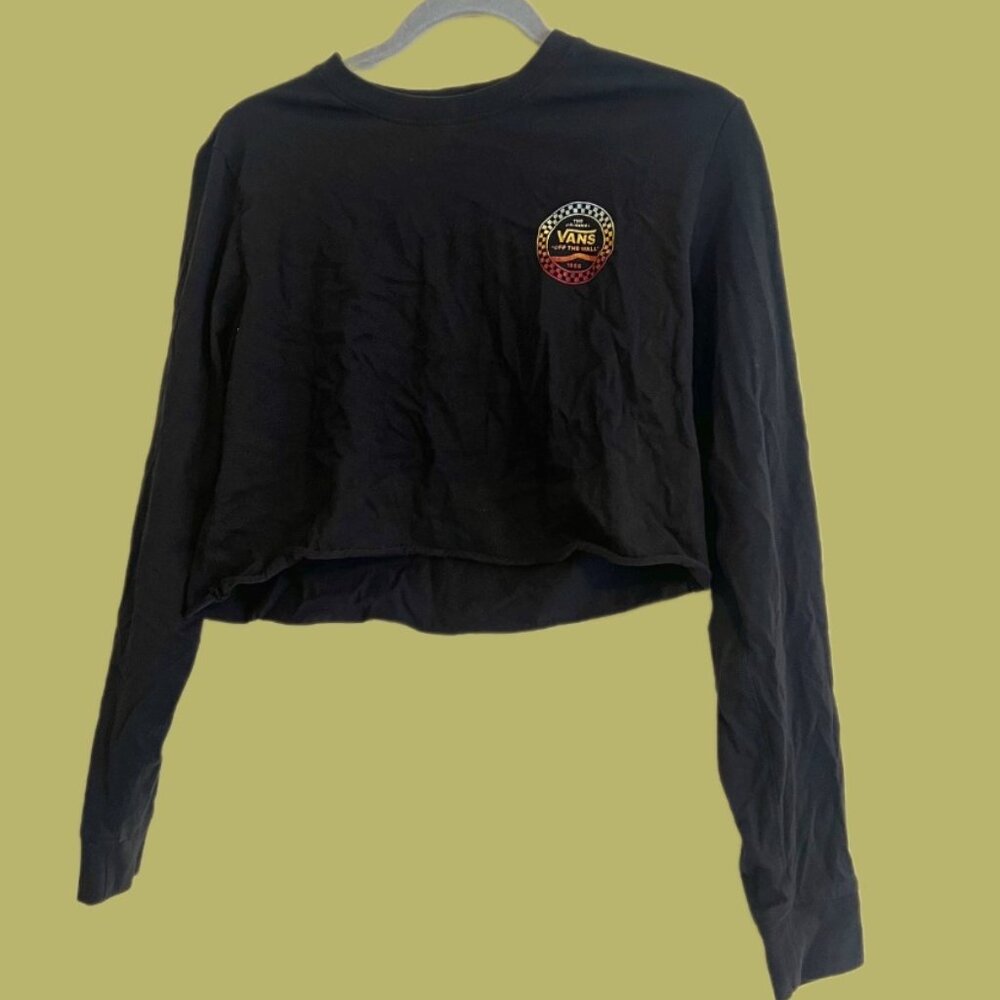 Vans “Off the Wall” Cropped Long Sleeve  🍂